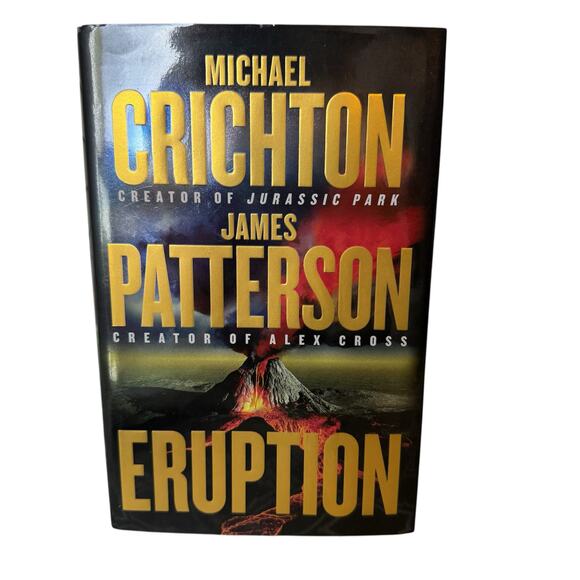 Eruption James Patterson Michael Crichton Book Excellent Condition - Picture 1 of 9